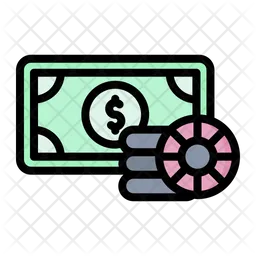 Chips And Cash  Icon
