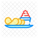 Chips Spicy Sauce Icon