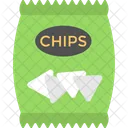 Paquet de chips  Icône