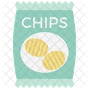 스낵 식품 감자 칩 감자 칩 아이콘