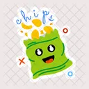 Chips Packet Snack Bag Chips Bag Icon