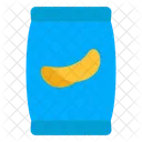 Chips Packet Lays Packet Snacks Icon