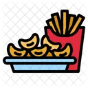 Pommes und Pommes Frites  Symbol