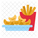 Pommes und Pommes Frites  Symbol