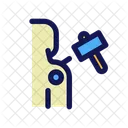 Chiropractic Hammer Therapy Icon