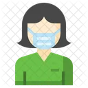 Chirurg Avatar Krankenschwester Icon