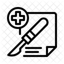 Chirurgie Medizin Skalpell Operation Symbol