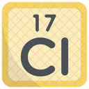 Chlor Periodensystem Chemiker Symbol