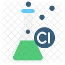 Chlor Gas Chemikalien Symbol