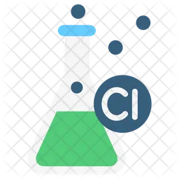 염소가스  아이콘