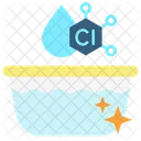 Chlorine Disinfectant Treatment Icon