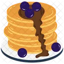 Choco blueberry pancake  Icon