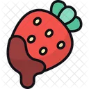 Strawberry Chocolate Dessert Symbol