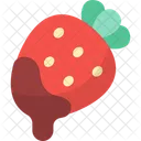 Strawberry Chocolate Dessert Symbol
