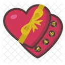 Chocolate Heart Valentine Icon