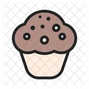 Chocolate Cupcake Sweet Icon