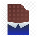 Chocolate Bar Bitten Icon