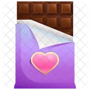 Chocolate Heart Love Icon