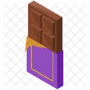 Chocolate Bar Isometric Icon