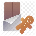 Gingerbread Chocolate Gingerbread Man Icon