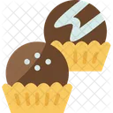 Chocolate Ball Dessert Icon