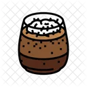 Chocolate Mousse Food Icon