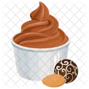 Chocolate Almond Ice Cream Chocolate With Almond Ice Cream Cup Icon