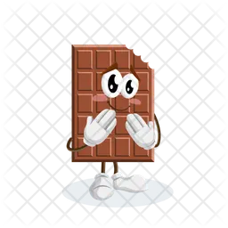 Chocolate Ashamed Pose  Icon
