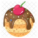 Sweet Dessert Chocolate Ball Icon