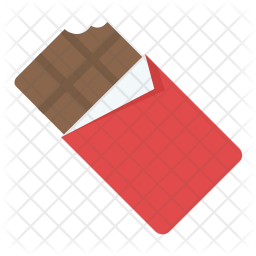 chocolate bar bite icon of flat style available in svg png eps ai icon fonts chocolate bar bite icon