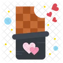 Chocolate Bar Bite  Icon