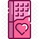 Chocolate Valentine Heart Icon