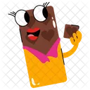 Chocolate Bar Dessert Delicious Icon