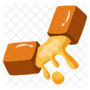 Caramel Chocolate Chocolate Bar Sweetmeat Icon