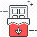 Chocolate Bar Cannabise Chocolate Weed Chocolate Icon