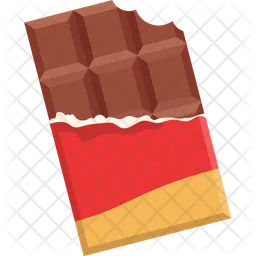 Chocolate Bar Illustration  Icon