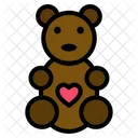 Chocolate Bear Bear Candy Icon