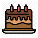Chocolate Birthday Cake  Icon