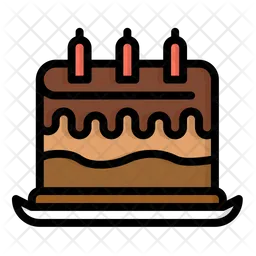 Chocolate Birthday Cake  Icon
