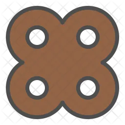 Chocolate biscuit  Icon