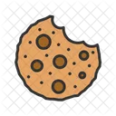 Chocolate Biscuit Cookie Chocolate Chip Icon