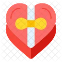 Chocolate Gift Heart Icon