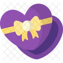 Chocolate Box Heart Gift Icon