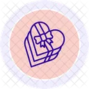 Chocolate Box Line Icon Icon