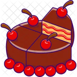 Chocolate cake  Icon