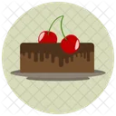 Cake Cherry Chocolate Icon