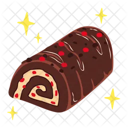 Chocolate Cake Roll  Icon