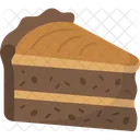 Chocolate Cake Slice  Icon