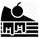 Chocolate Cake Slice  Icon