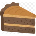 Chocolate Cake Slice  Icon